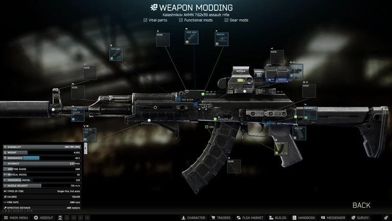 Modding Screen
