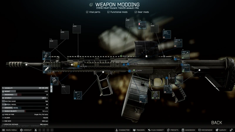 Modding Screen